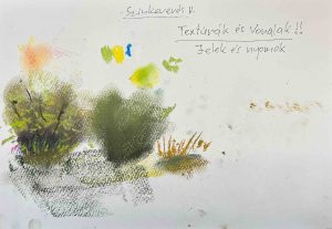 19. Lecke: Pasztellszínkeverés 2. textúrák és színek (Pasztell 1. Kezdő)  