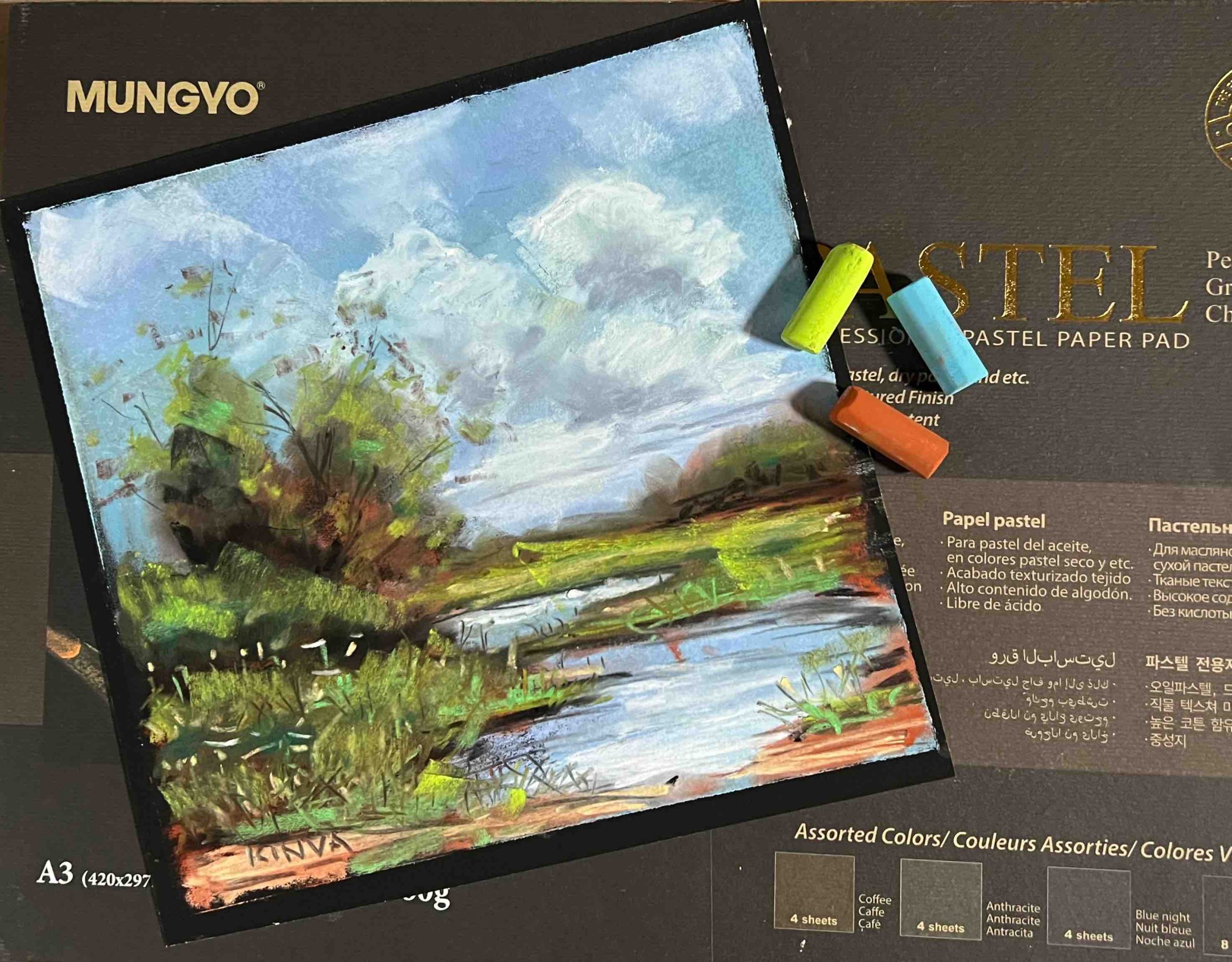 Tájkép Kompozíciók, Pasztellfestés 2. Online Festőtanfolyam - Image 14