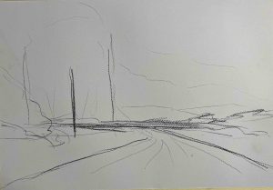 24. lecke 15. videó “L” alakú kompozíciós minta vázlat (Pasztell 2. Tájkép komp.)