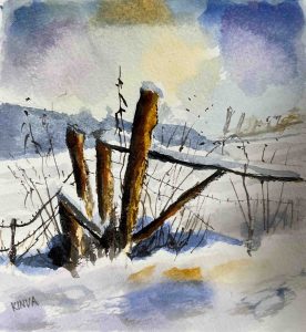 24. lecke: 12. festő videó (Téli Tájak Akvarell)