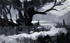 6. lecke A táj festménnyé interpretálása 2. “absztrakció” (Pasztell 2. Tájkép komp.)