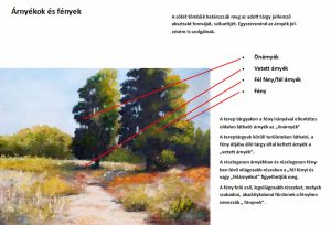 14. lecke: A tájképfestés lépései (mediterrán tengerparti tájkép festése) 