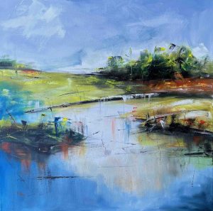 4. képfestő oktató videó (Figurális Absztrakt Tájak) 