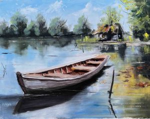 12. lecke: 1. képfestő videó  (Csónakos Tájak) 