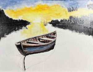 13. lecke: 2. képfestő videó 1. rész  (Csónakos Tájak) 