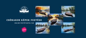 Csónakos Tájképek Réteges Festése Online Festő Tanfolyam