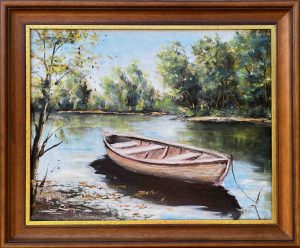 18. lecke: 4. képfestő videó 2. rész  (Csónakos Tájak) 