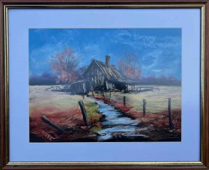 1. oktató videó (Pasztell Tanyás Tájkép) 