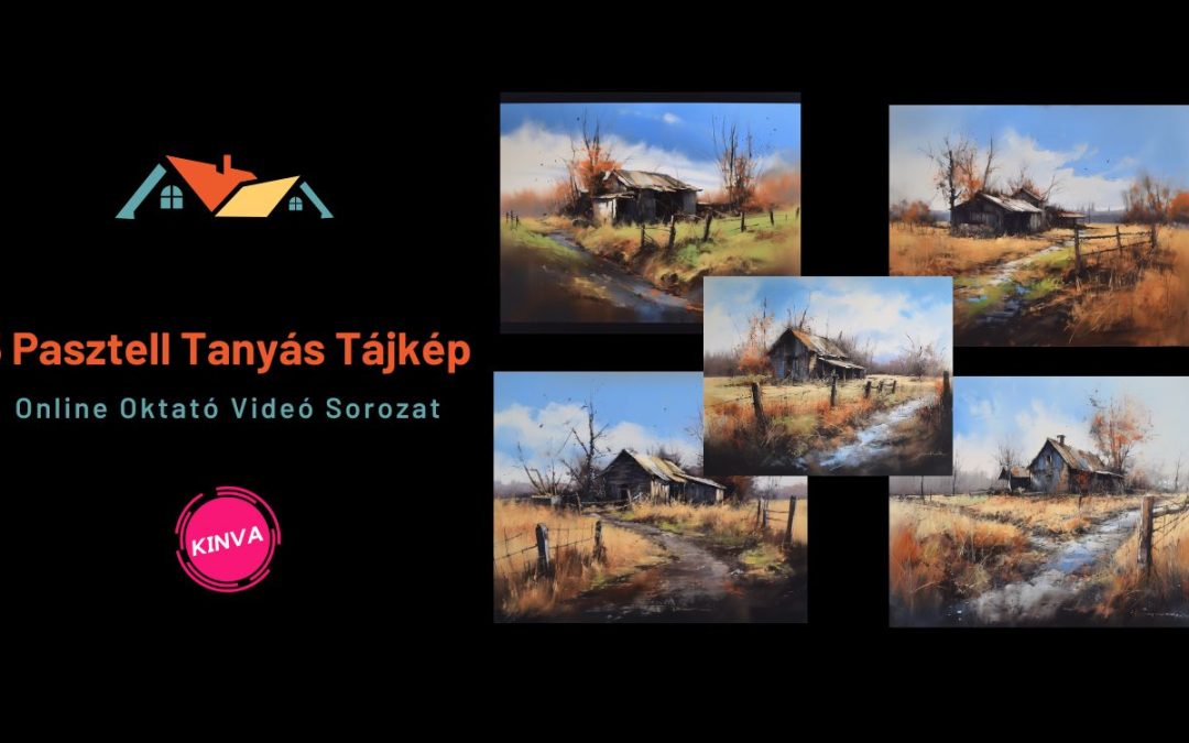 5 Tanyás Pasztell Tájkép Festése Online Oktató Videó Sorozat