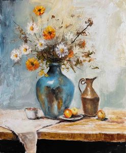 6. lecke: 4. festmény oktató videó (5 realista csendélet) 