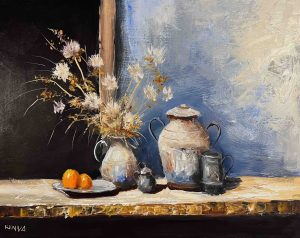 7. lecke: 5. festmény oktató videó (5 realista csendélet) 