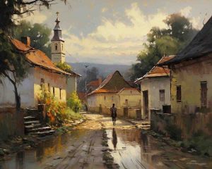 28. lecke: 5. Festővideó (Falusi Utcaképek Festése)