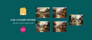 Falusi Utcakép Festése Online Festő Tanfolyam