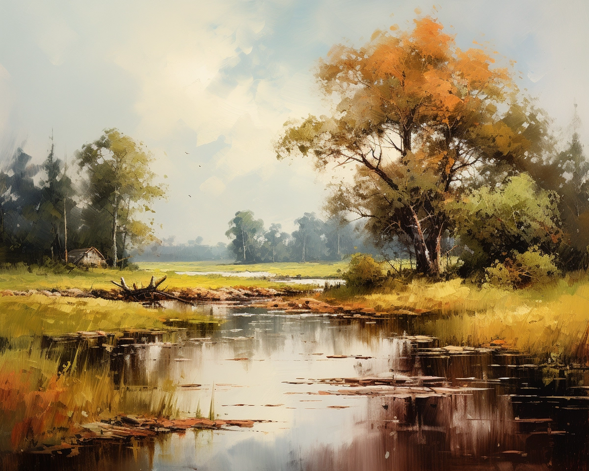 5 db. Alföldi Tájkép Festése Online Oktató Videó Sorozat - Image 6