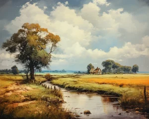 3. lecke: 1. Festővideó (Alföldi Tájkép Festése)