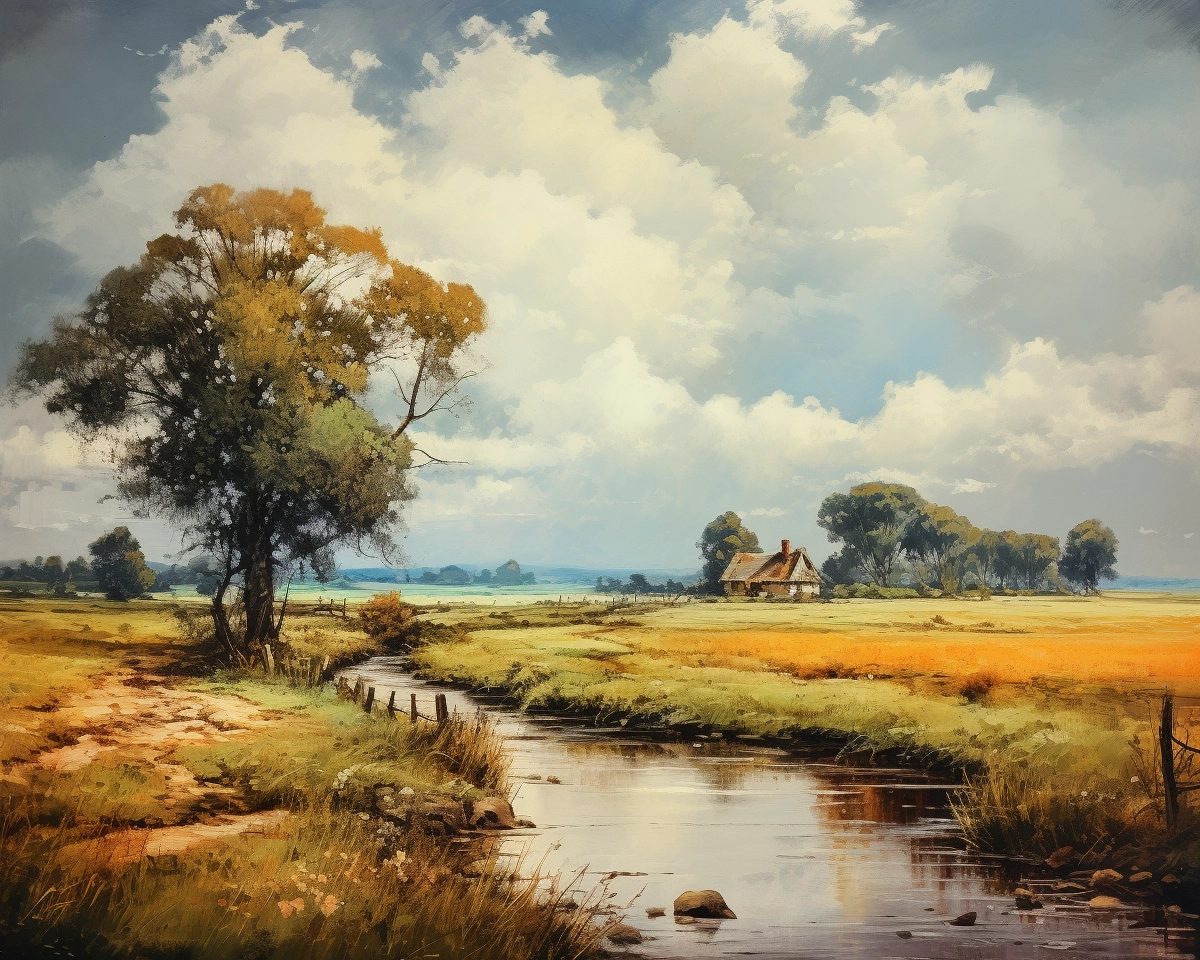 5 db. Alföldi Tájkép Festése Online Oktató Videó Sorozat - Image 3