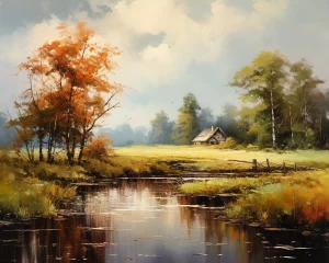 7. lecke: 5. Festővideó (Alföldi Tájkép Festése)