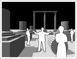 6. lecke: Horizontvonal és Szemmagasság (Falusi Utcaképek Festése)