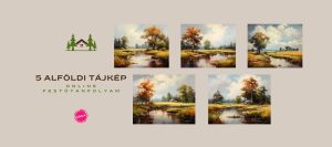  5 db. Alföldi Tájkép Festése Online Oktató Videó Sorozat