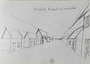 21. lecke: Utcaképen a házak méretarányainak meghatározása (Falusi Utcaképek Festése)