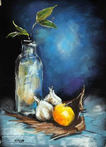 30. lecke 2. festő videó (Pasztell 3. Csendélet Festés) 