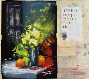 31. lecke 3. festő videó (Pasztell 3. Csendélet Festés) 