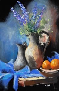 34. lecke 6. festő videó (Pasztell 3. Csendélet Festés) 