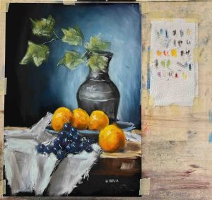 35. lecke 7. festő videó (Pasztell 3. Csendélet Festés) 