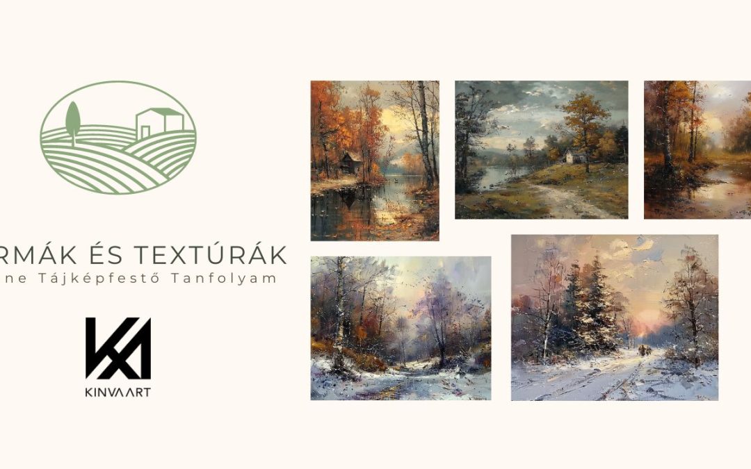 Formák és Textúrák a Tájképen Online Festészeti Oktatóvideó Sorozat