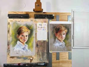 37. Lecke: 2. Portréfestő videó (Pasztell 4. Portréfestés) 