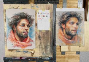 40. Lecke: 5. Portréfestő videó (Pasztell 4. Portréfestés) 