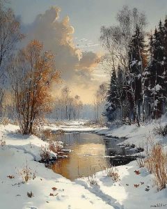 11. lecke 2. festővideó (Izgalmas Téli Tájak)