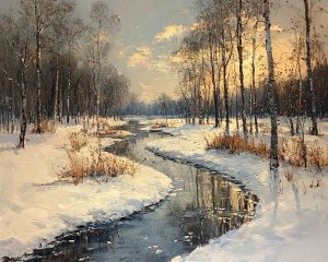 13. lecke 4. festővideó (Izgalmas Téli Tájak)