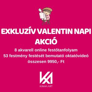 8 az 1-ben Nagy Akvarell Tanfolyam Csomag