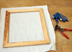 10. Lecke: A vászon feszítés (Bevezetés az Olajfestészetbe)