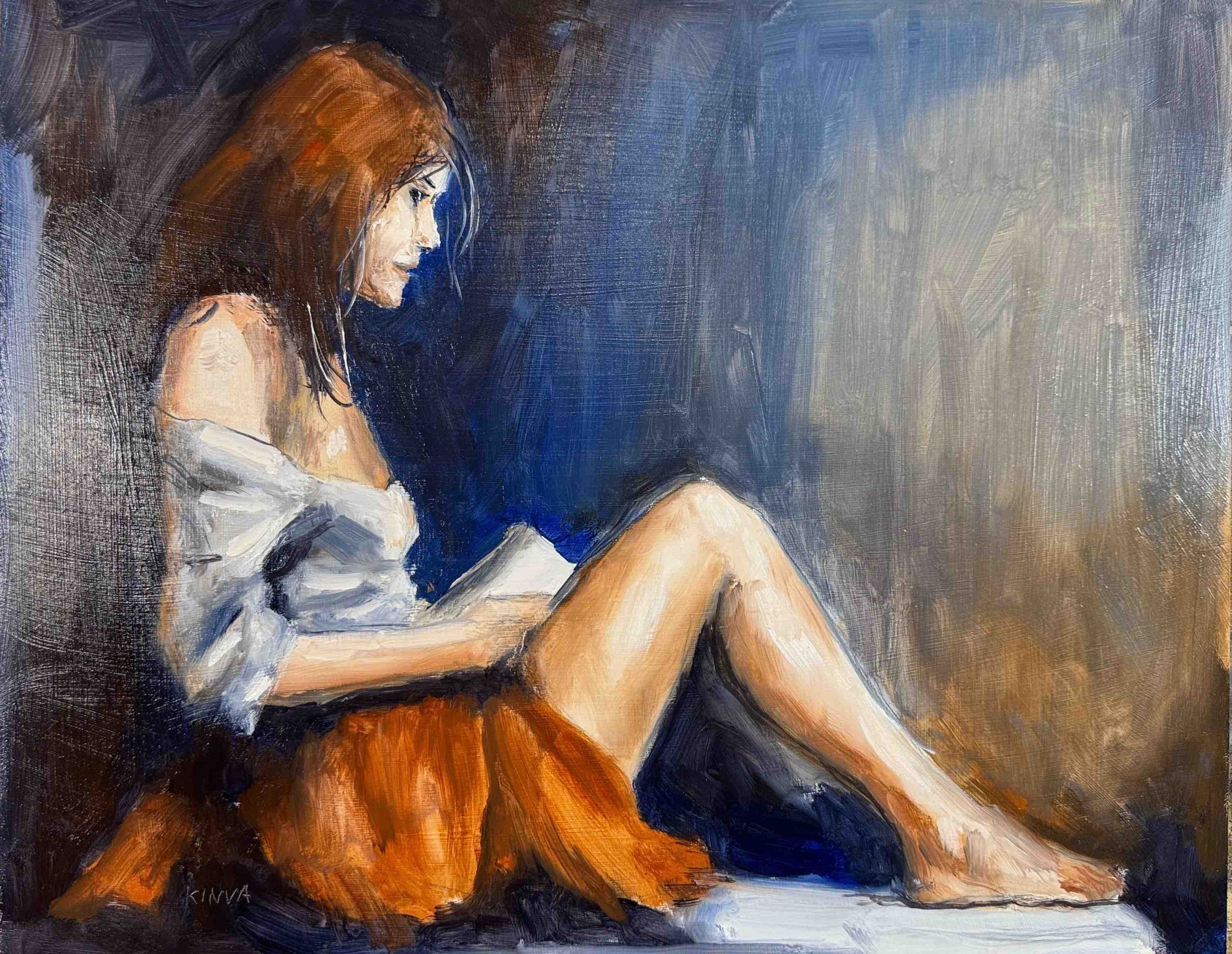 Nőalak festése – Minimál Palettával Online Festőtanfolyam - Image 2