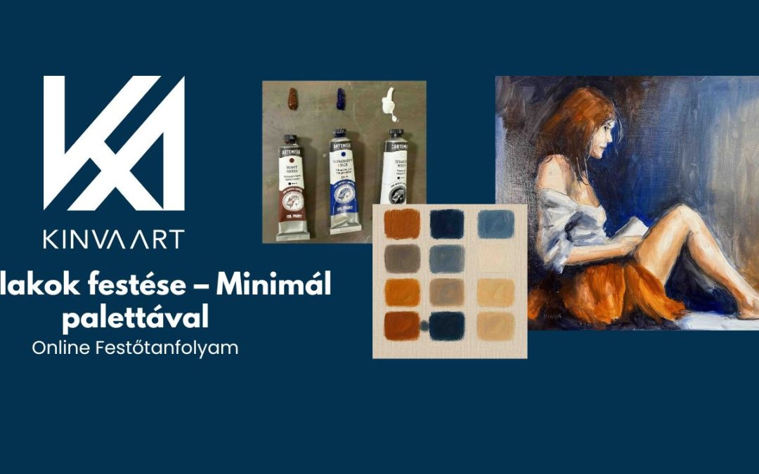 Nőalak festése – Minimál Palettával Online Festőtanfolyam